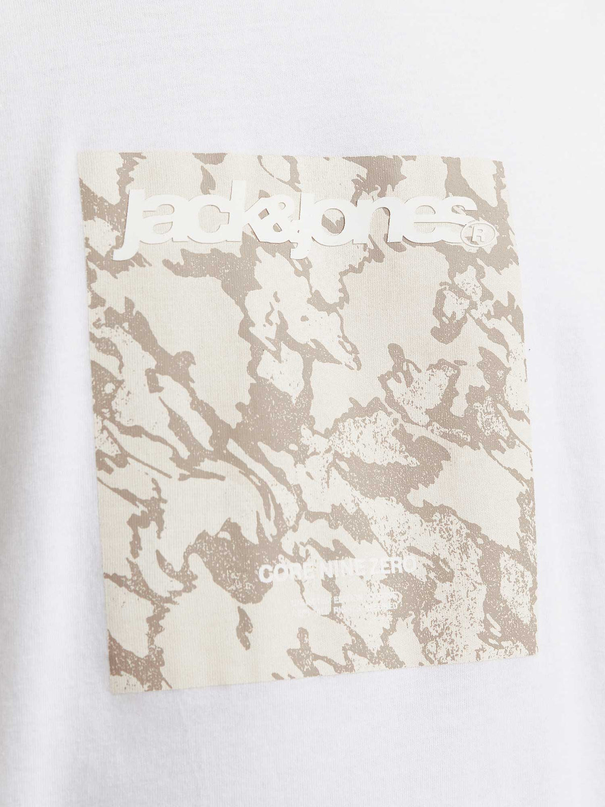 JACK & JONES Тениска JCOTARMAC CAMO FRONT TEE SS CREW NECK LN