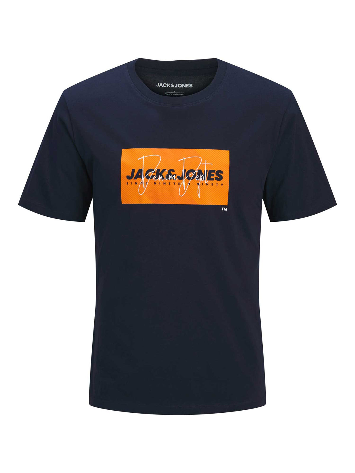 JACK & JONES Тениска JJCOLE PRINT TEE SS CREW NECK